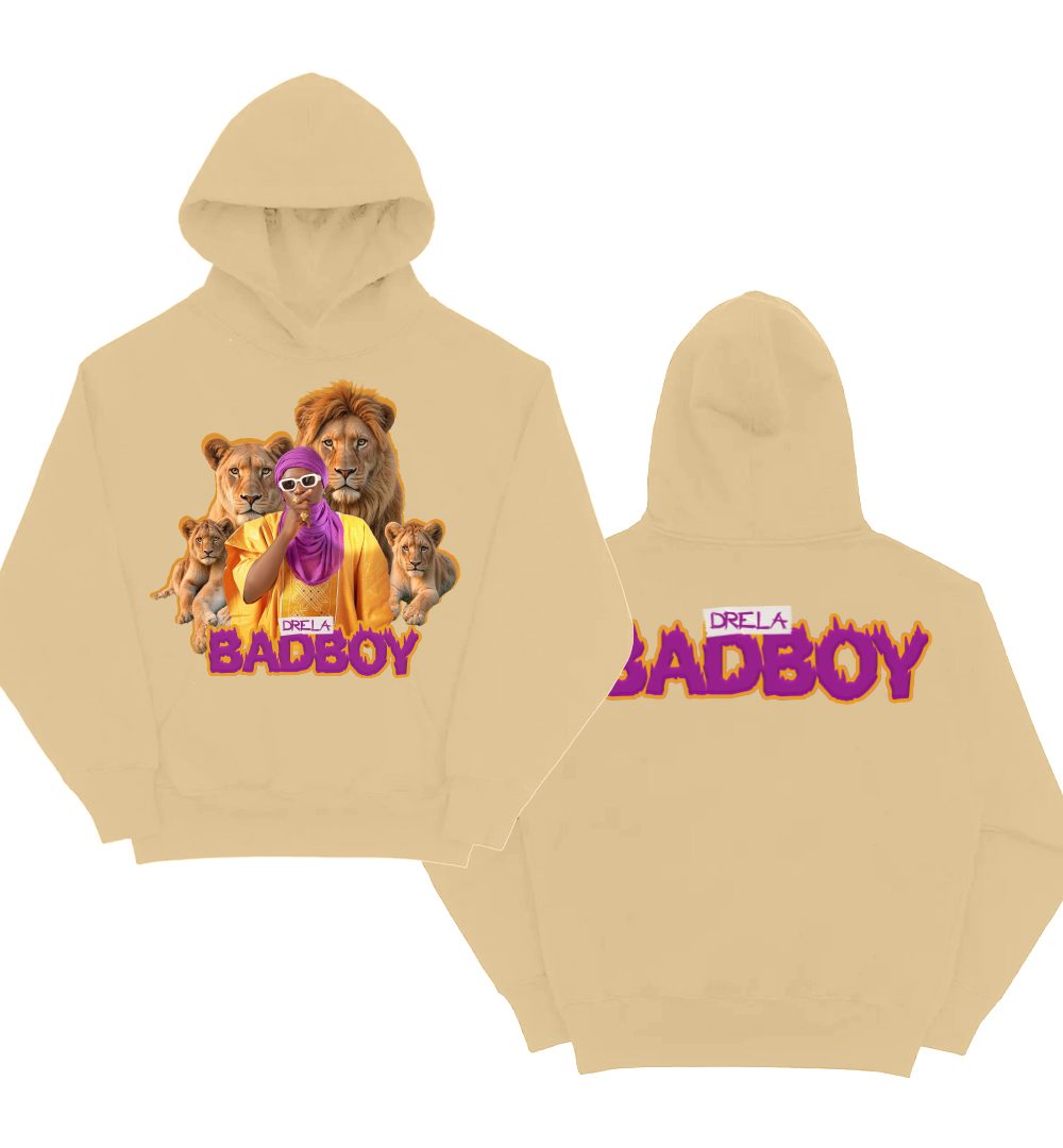 DRELA BADBOY TAN LIONS HOODIE