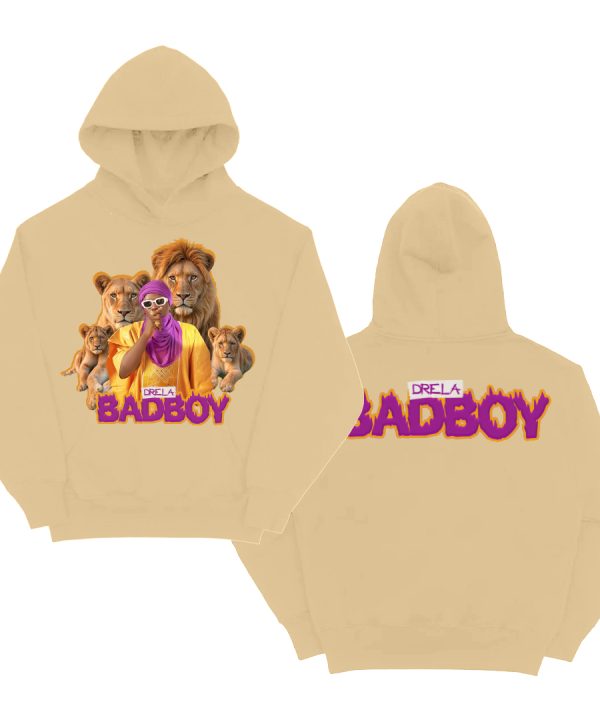 DRELA BADBOY TAN LIONS HOODIE