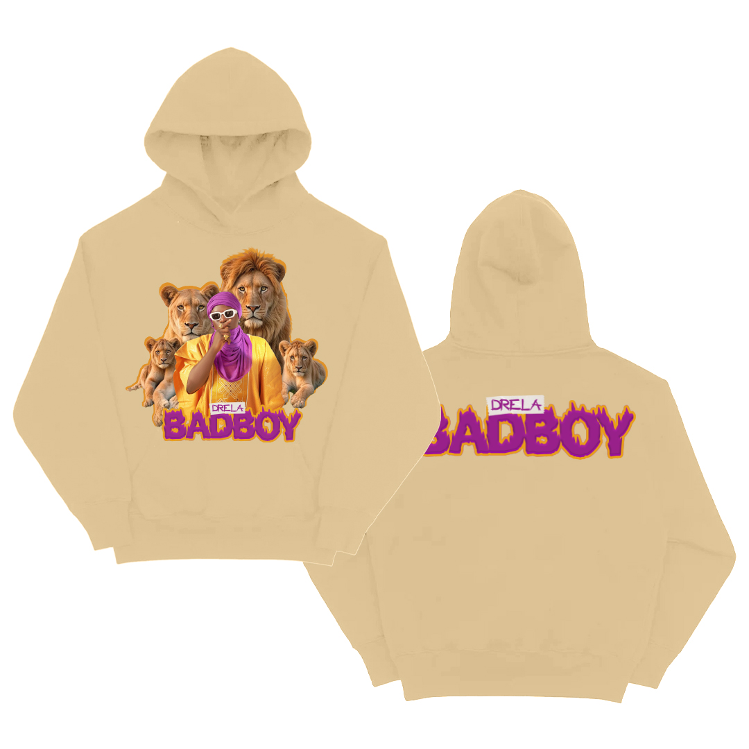 DRELA BADBOY TAN LIONS HOODIE