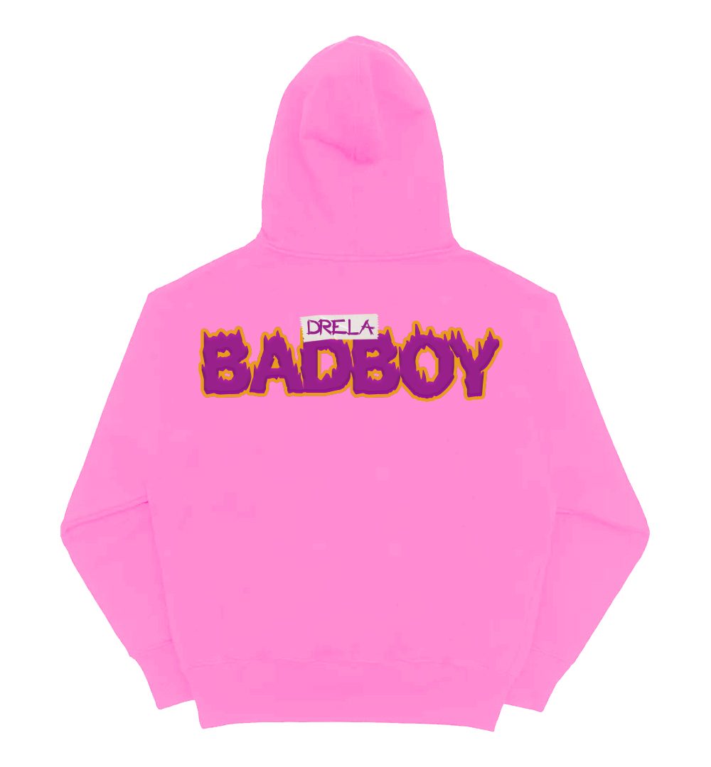 DRELA BADBOY PINK LIONS HOODIE - Image 3
