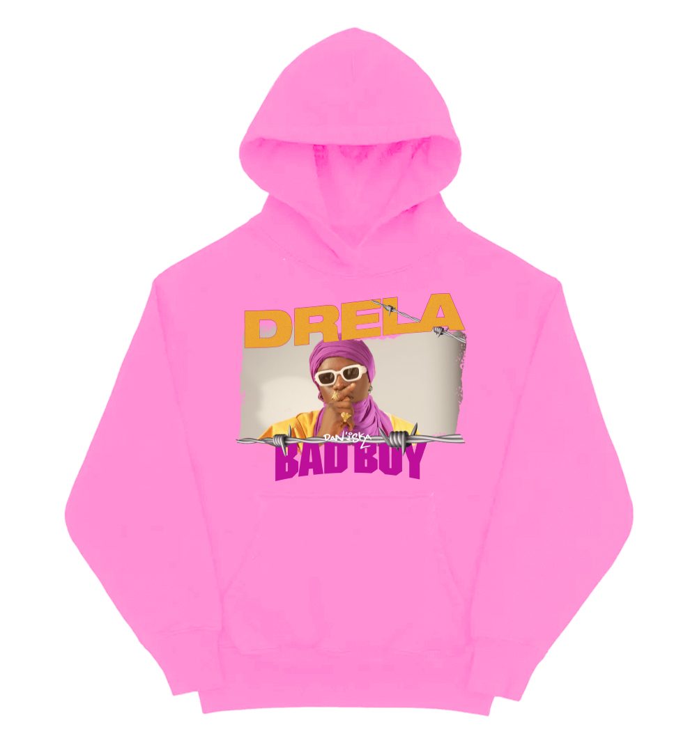 DRELA BADBOY PINK HOODIE - Image 2