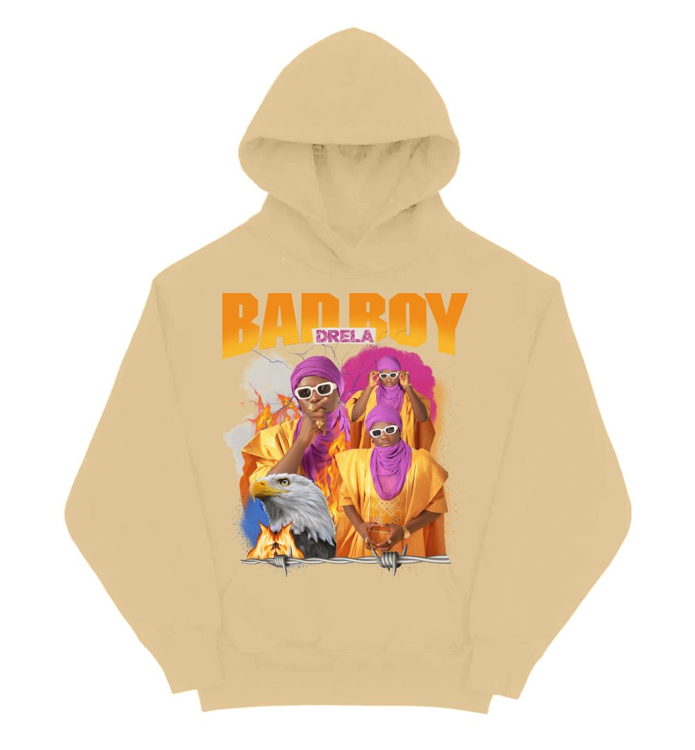 DRELA BADBOY TAN EAGLE HOODIE - Image 2