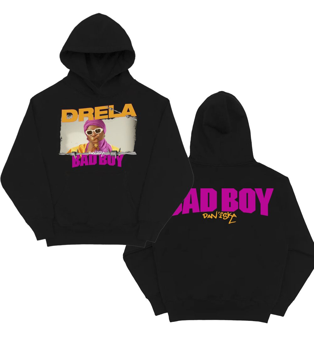 DRELA BADBOY BLACK HOODIE