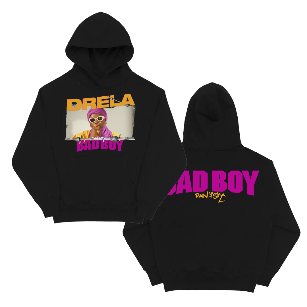 DRELA BADBOY BLACK HOODIE