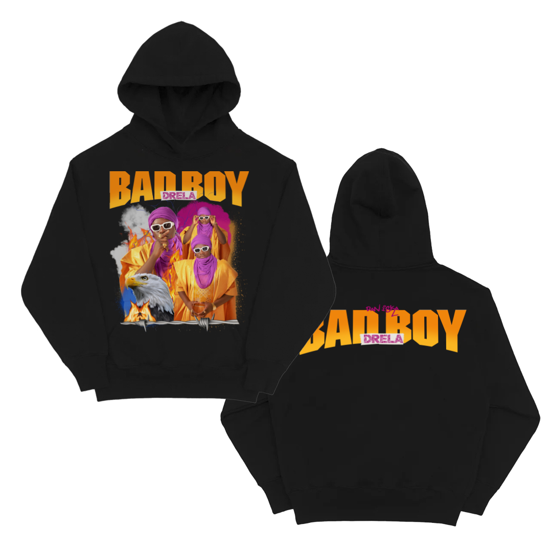 DRELA BADBOY BLACK EAGLE HOODIE